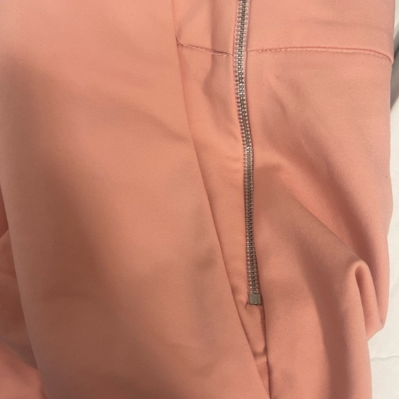 Harlowe & Graham Side Zip Shorts Pale Pink Small - Picture 6 of 6